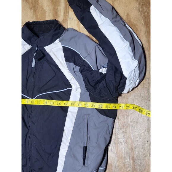 MotoGP Brand Textile Motorcycle Riding Jacket Gray ADULT S ZIP @U Rack - Picture 6 of 8